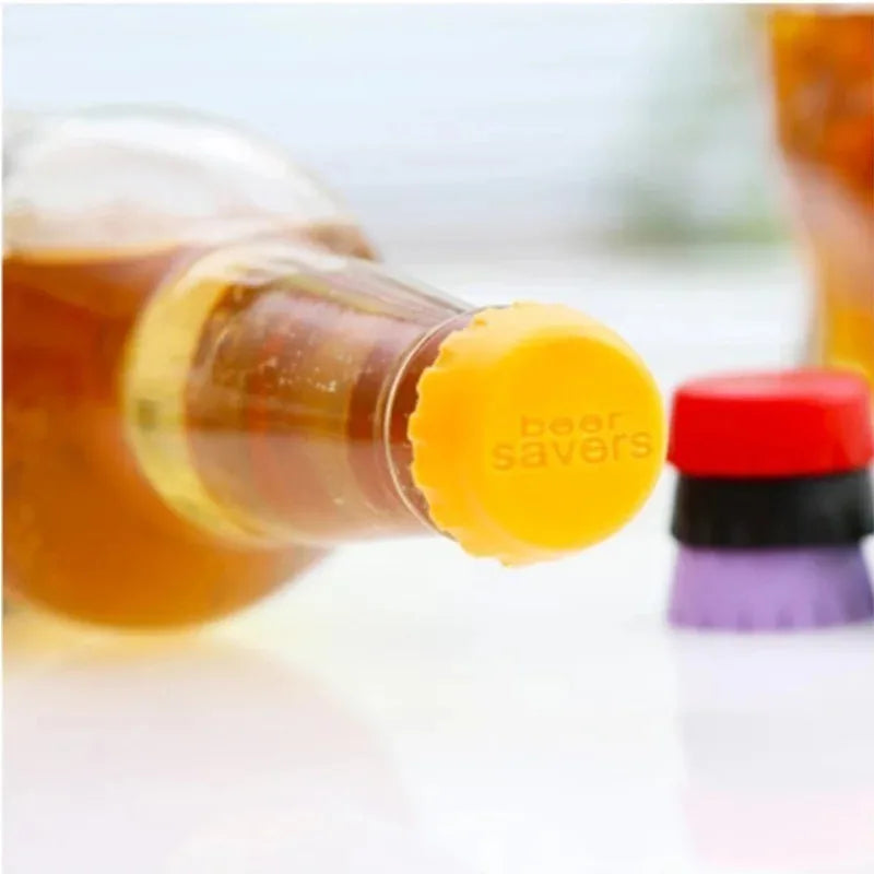 12/36/72pcs Reusable Silica Gel Bottle Cap Sealed Beer Cap Vinegar Soy Sauce Bottle Soda Cola Cap Wine Protective Stopper