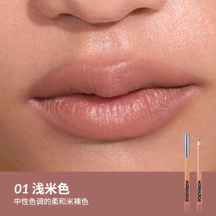 Kaleidos Lipliner,High Pigmented Lip Stick Pencil for Shaping Sculpting Lips,Velvet Matte Finish,Vegan Cruelty-Free