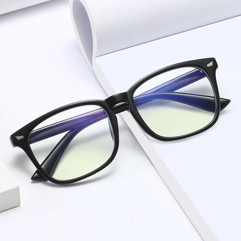 Transparent Computer Glasses Frame Women Men Anti Blue Light Square Eyewear Blocking Glasses Optical Spectacle Eyeglass