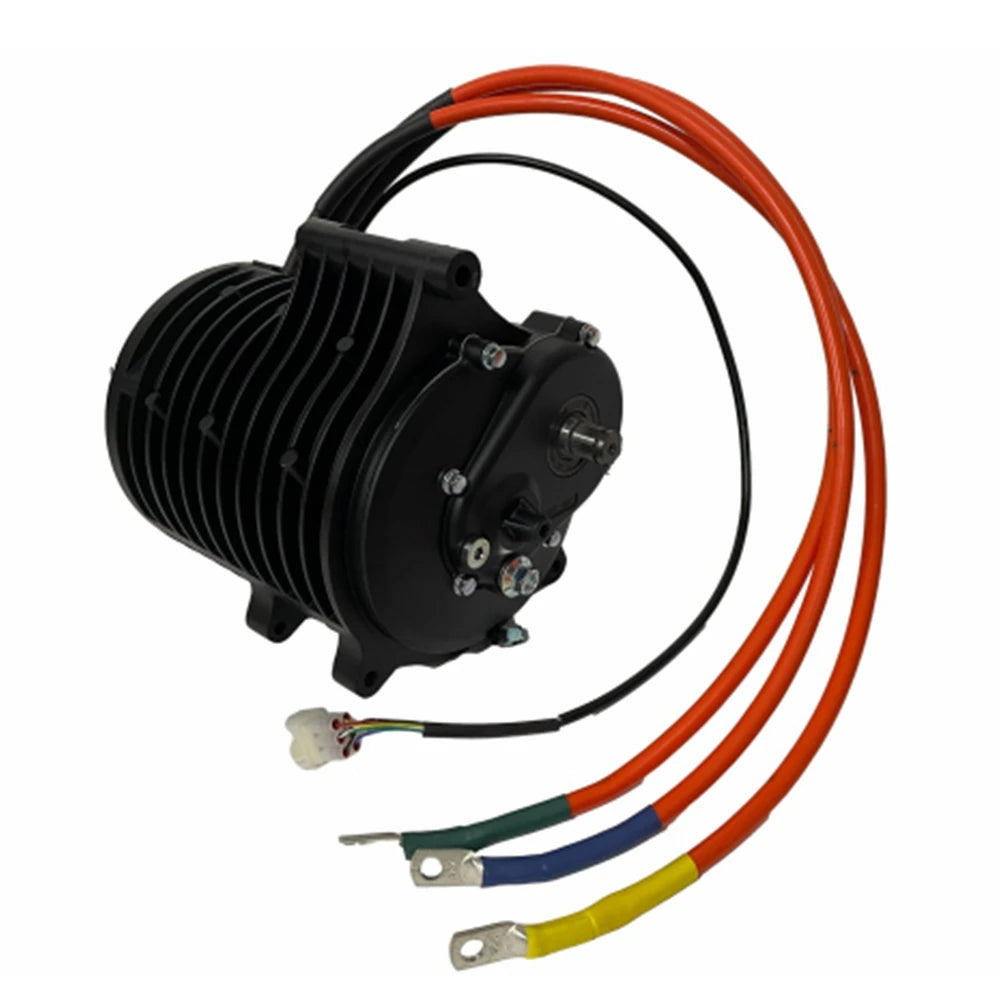 QS 138 3000W V3 70H Mid Drive Motor Conversion Kit with ND72450/ND72680 Controller DKD Display 110KPH for Electric Motorcycle