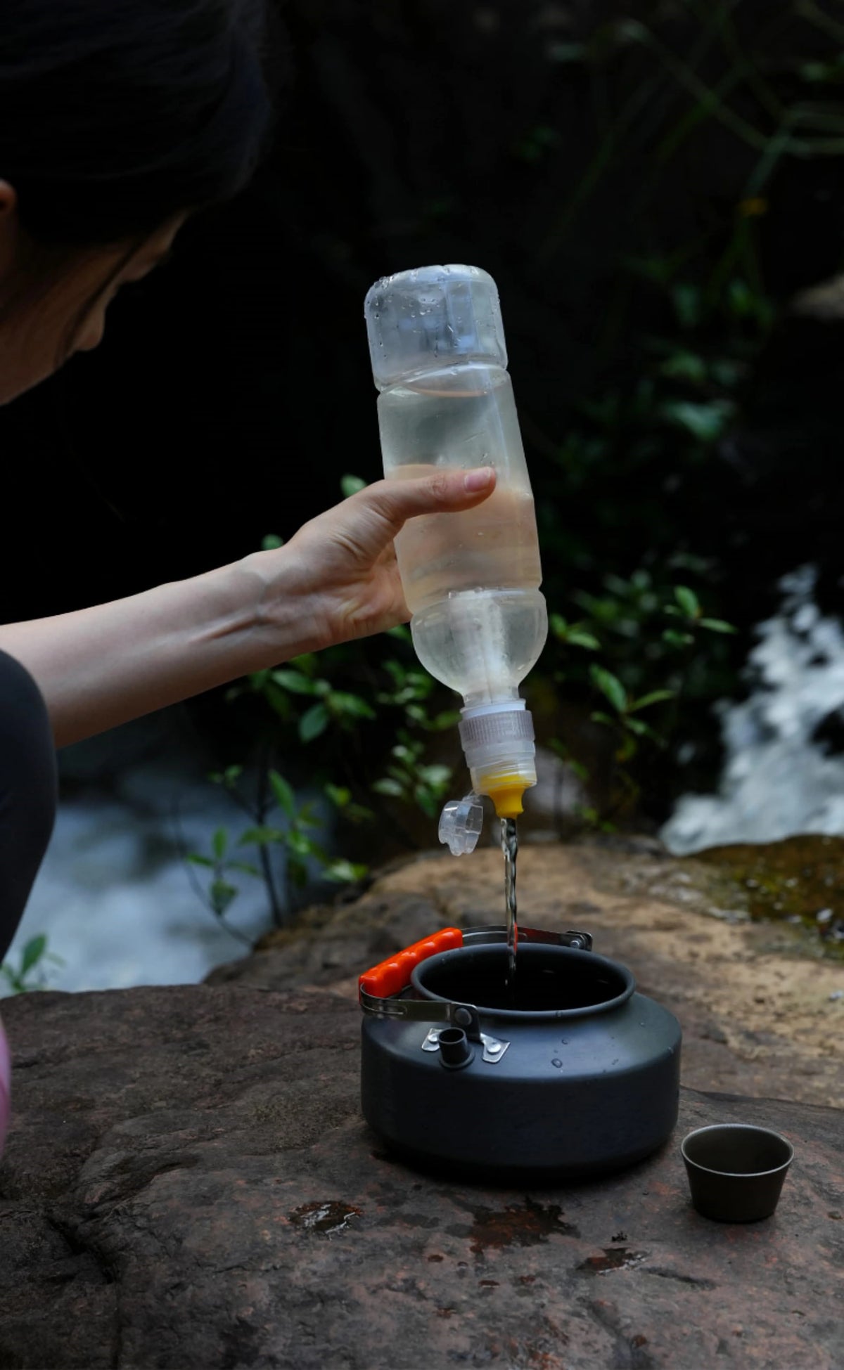 3F UL GEAR Mini Portable Water Filter Bottle Purification  Outdoor Camping, Hiking, Survival & Emergency Use Purifier