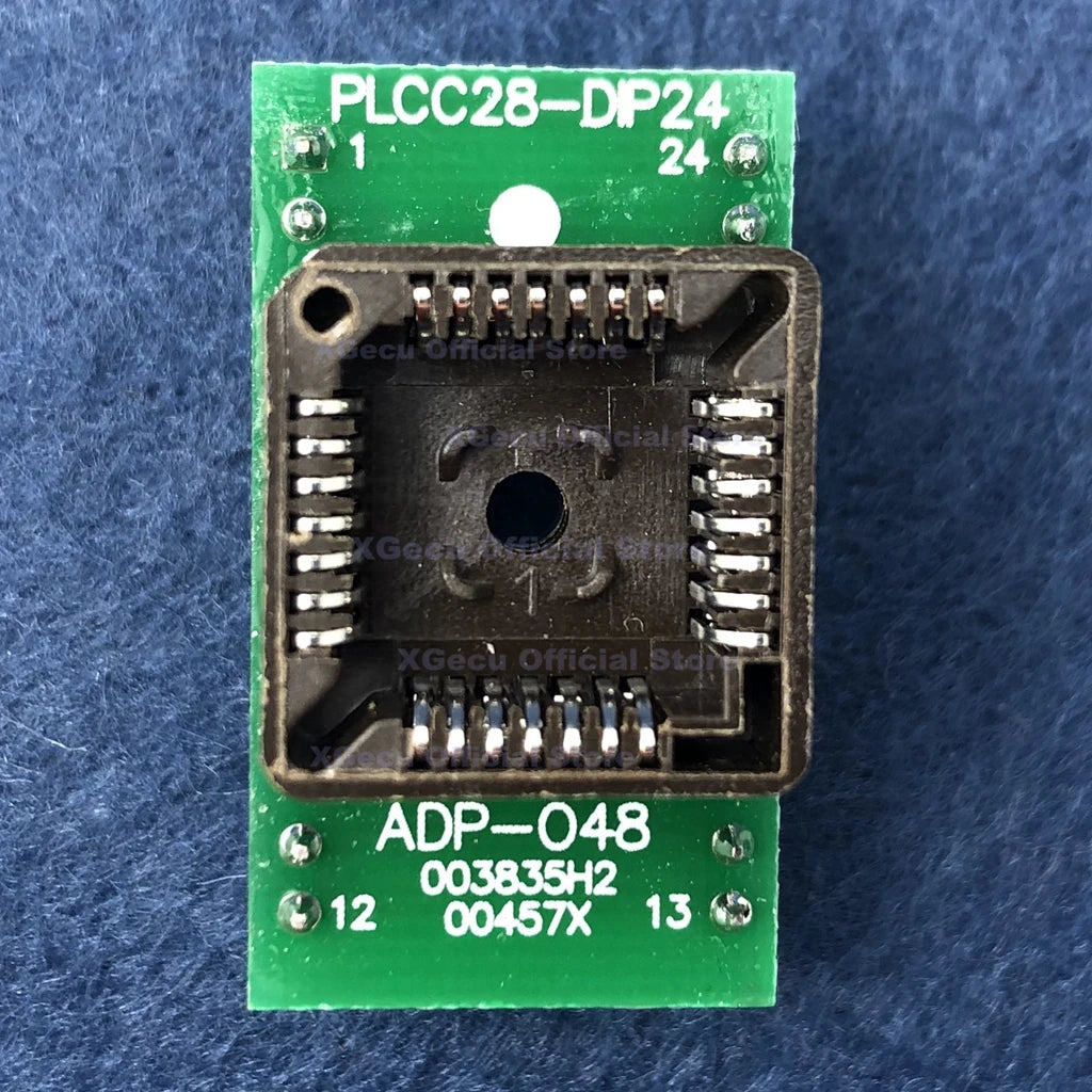 Complete PLCC adapter kit PLCC 20 / 28 / 32 / 44 to DIP 20/24/ 28/32/40 + IC extractor for XGecu T48 TL866CS TL866A  programmer