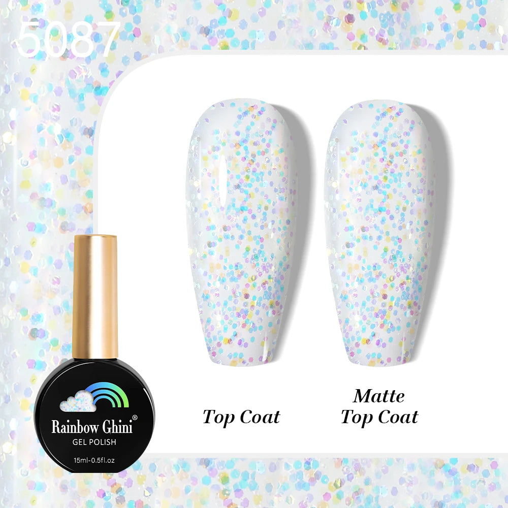 RG 15ML HEMA&TPO FREE Summer Series Fluorescent Gel Polish in Sporty Style Y2K Nail Polish Suitable for Parties Nail Art UV Gel