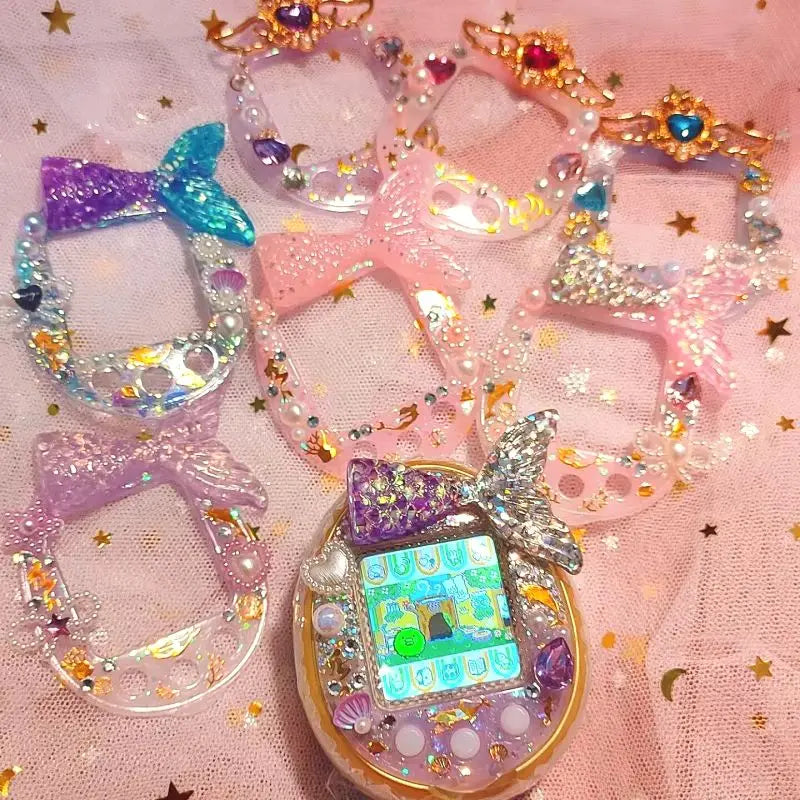 Tamagotchi Uni Electronic Pet Color Panel 4u/4u Paper Soft Film Love Drill Wings Paste The Machine Faceplate Gift