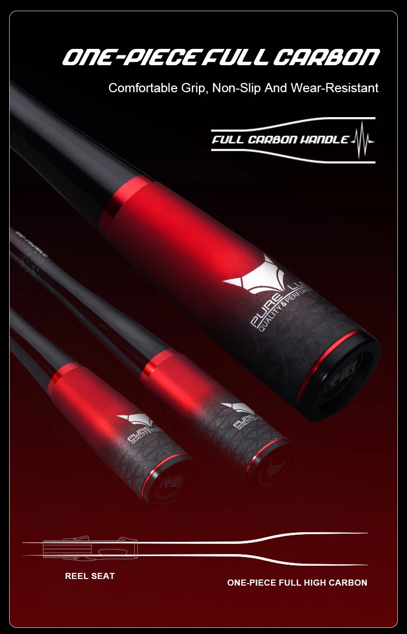 PURELURE SEABED Lightweight Long-Range Micro Bait All-Fuji Small Root Rod Spinning Casting Rod Bottom Probe Set Perch