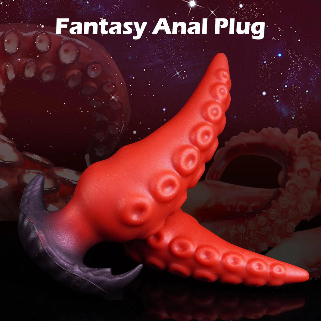 Platinum Grade Silicone Anal Plug Fantasy Design Butt Plug Soft Insertable Anal Toy for Beginners and Advanced Users