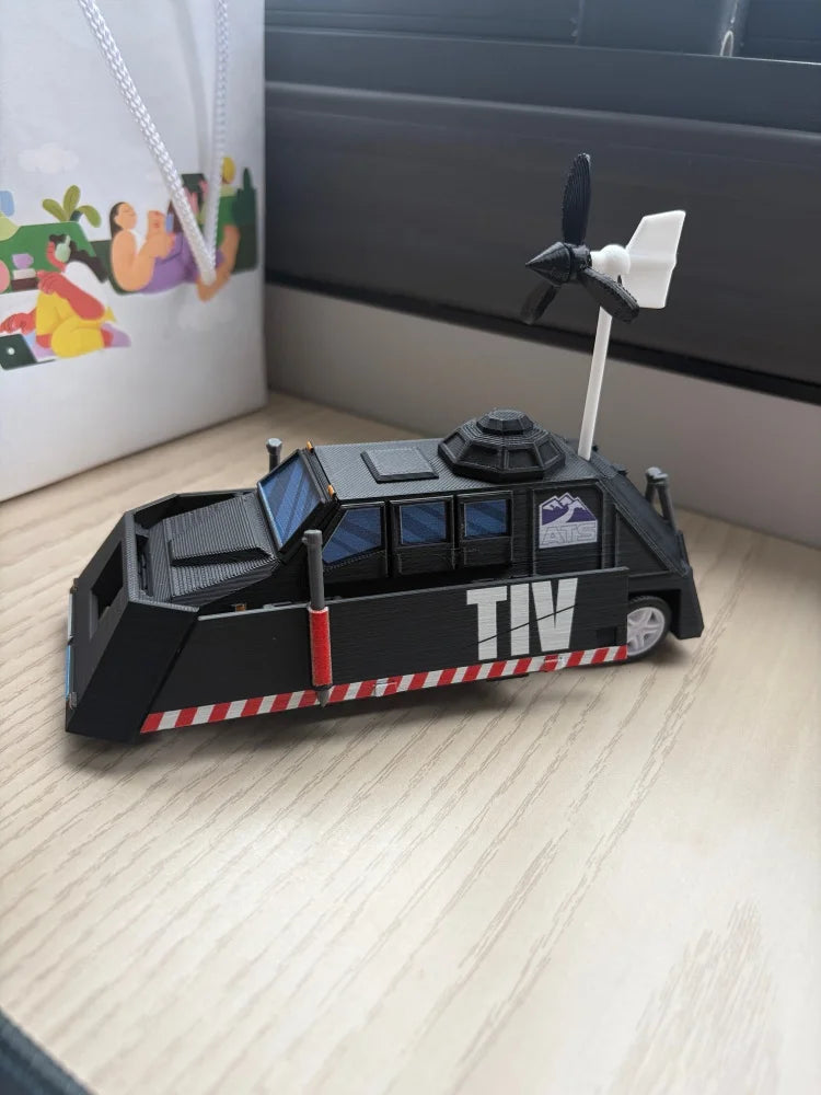 3D Printed Tiv2 Deployable Tornado Intercept Vehicle 2 Static Scale Display Model Collectible Desk Decor Gift For Science Fans