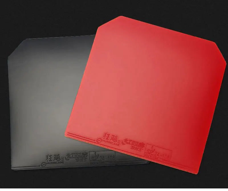 DHS Hurricane 3 H37 Table Tennis Rubber Provincial National Ping Pong Rubber Blue/Orange Sponge Professional for Backhand Loop