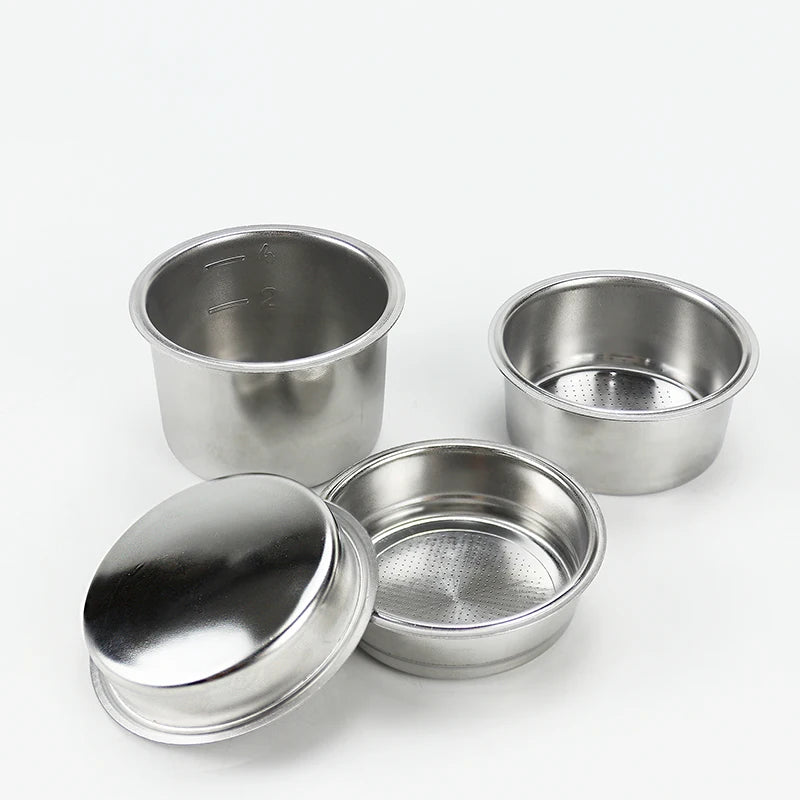 1Pcs 51mm 58mm 1-Cup 2-Cup 4-Cup Filter Basket Replacement for Coffee Bottomless Portafilter Barista Espresso Accessories