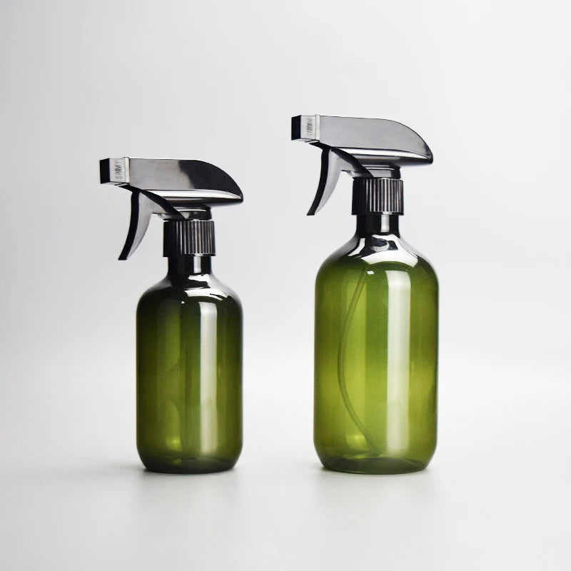 300ml/500ml Spray Bottles Plastic Large Capacity Refillable Sub-bottling Empty Container Flip-top Dispensing Makeup Tool
