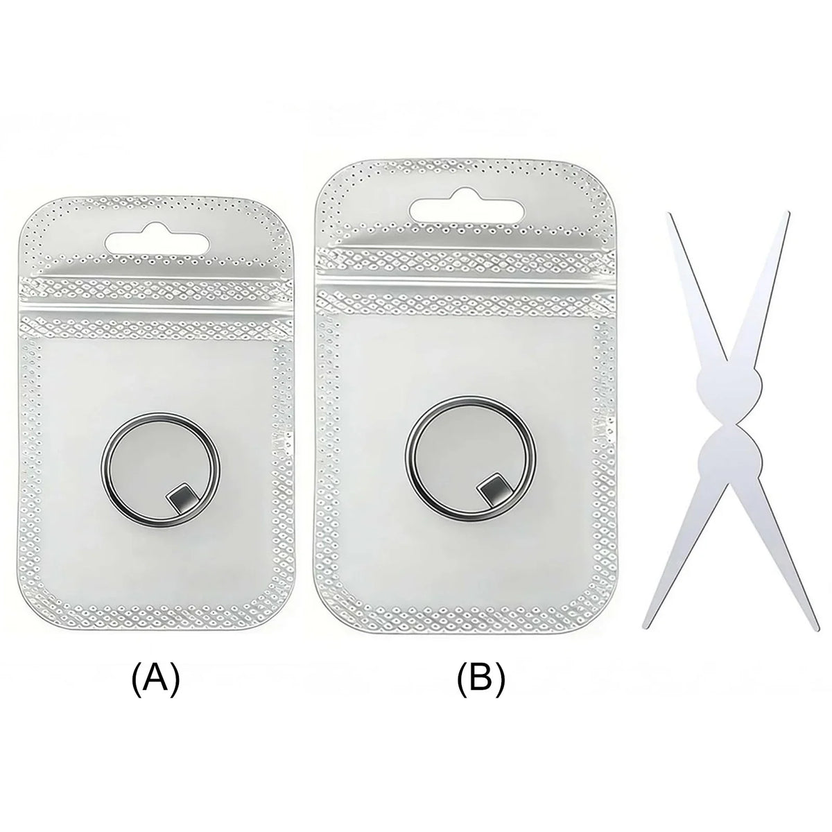Magnetic Ring Hollow Cat Eye Tool Professional Black Hole Cat‑Eye Design DIY Nail Art Accessory