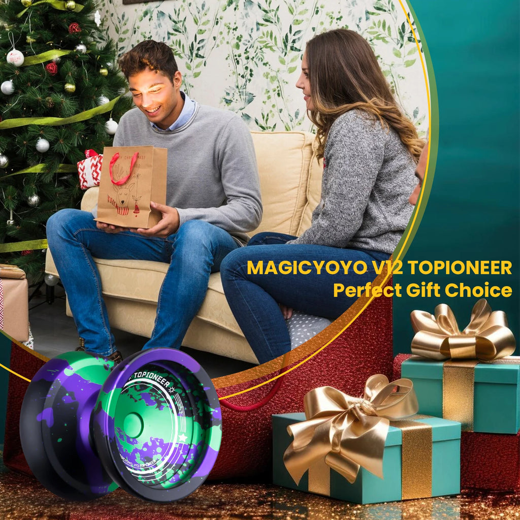 MAGICYOYO V12 Professional Yoyo for Advanced Player, Dual Function Yoyo for Kids Beginner