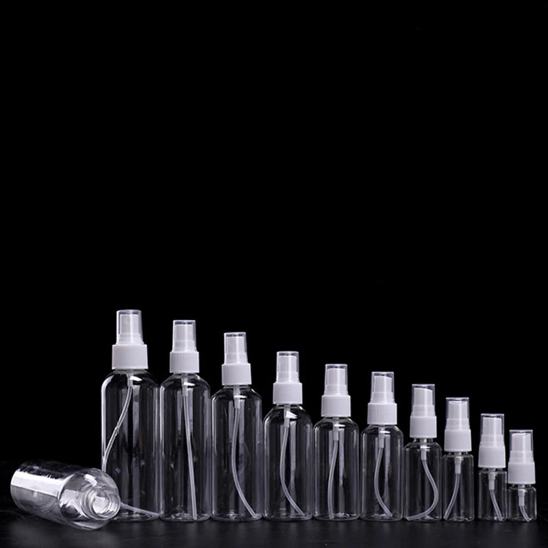 1PC Bottle Clear Plastic Empty Spray Bottle Portable Refillable Perfume Clear Sample Dispenser Small Spray Bottle