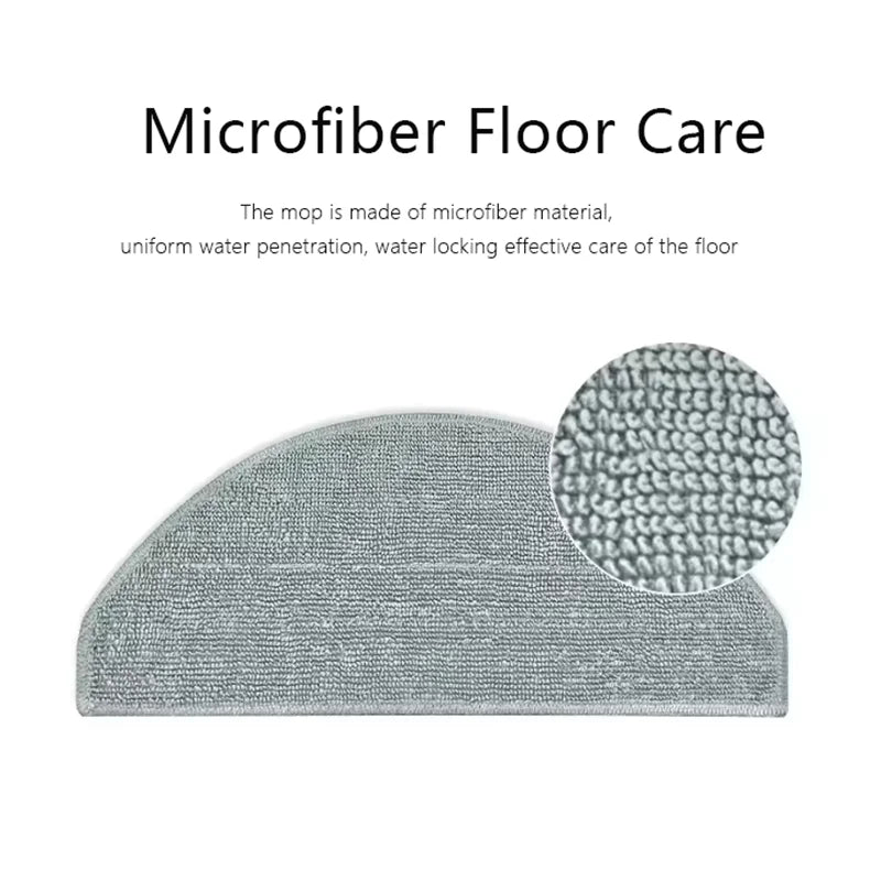 For Xiaomi Robot Vacuum E10 E12 E10C C103 Mijia 3C Plus / 3C Pro Spare Parts Accessories Main Side Brush Filter Mop
