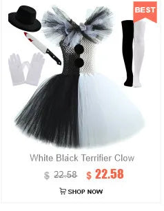 Animal Fox Halloween Costume for Girls Birthday Party Tutu Dress Kids Girl Photoshoot Outfit Children New Years Carnival Clothes