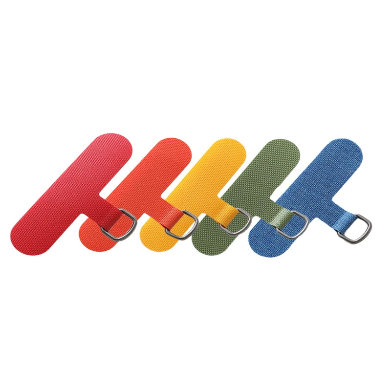 10/5/1Pcs Universal Tpu Mobile Phone Anti-lost Lanyard Card Gasket Nylon Detachable Phone Hanging Cord Strap Patch Tether Pad