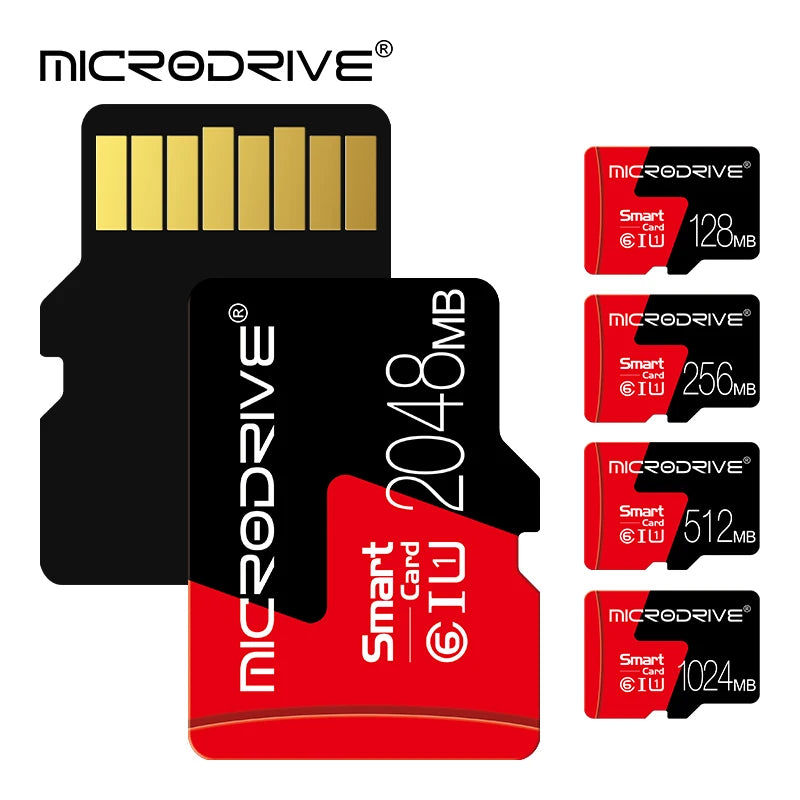 Flash Drive Card 256MB V10 Micro Memory Card 512MB 1024MB 2048MB 4GB TF Card 4K Class 6 Mini SD Card for Phone