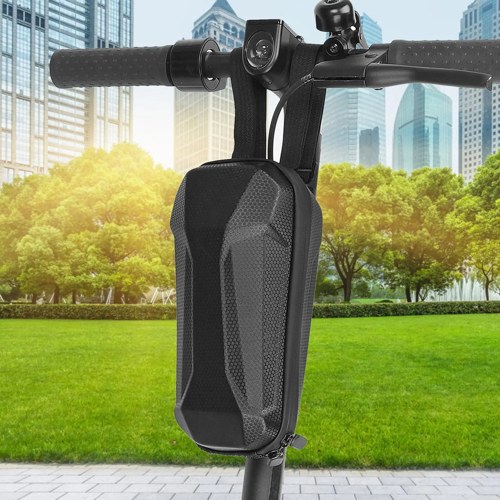 Waterproof Electric Scooter Handlebar Bag 2L E-Scooter Front Storage Bag Heavy-Duty Reflective Hanging Case for Travel Camping