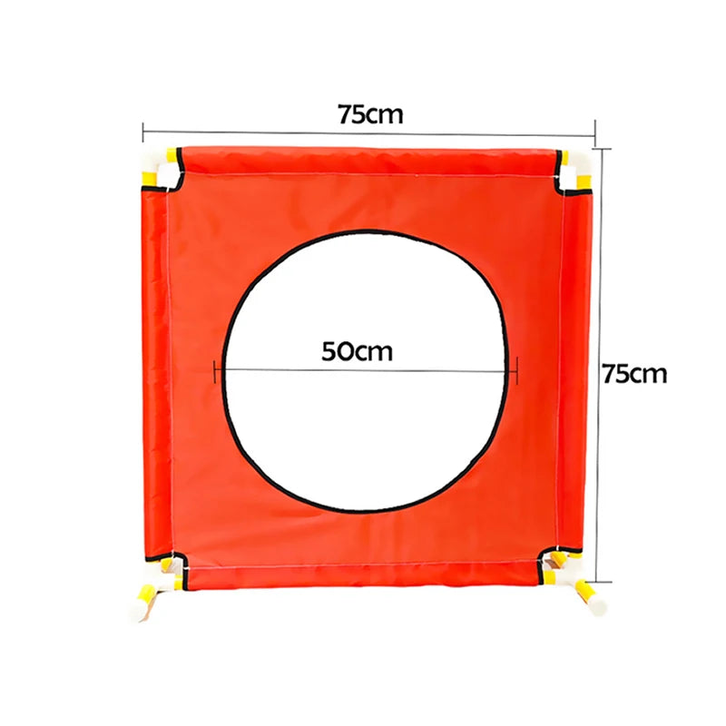 Kids Agility Obstacle Course Toys Colorful Jump Hurdle & Crawl Through Window Frame Children Sensory Integration Training Indoor
