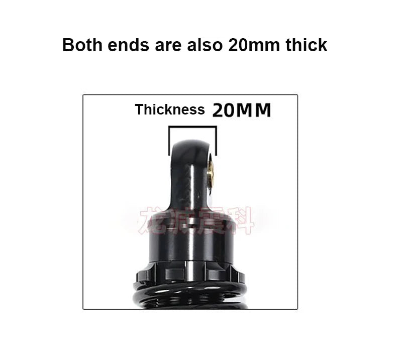 Electric power bicycle modified rear shock absorber real hydraulic damping soft and hard adjustable universal ebike rear shock