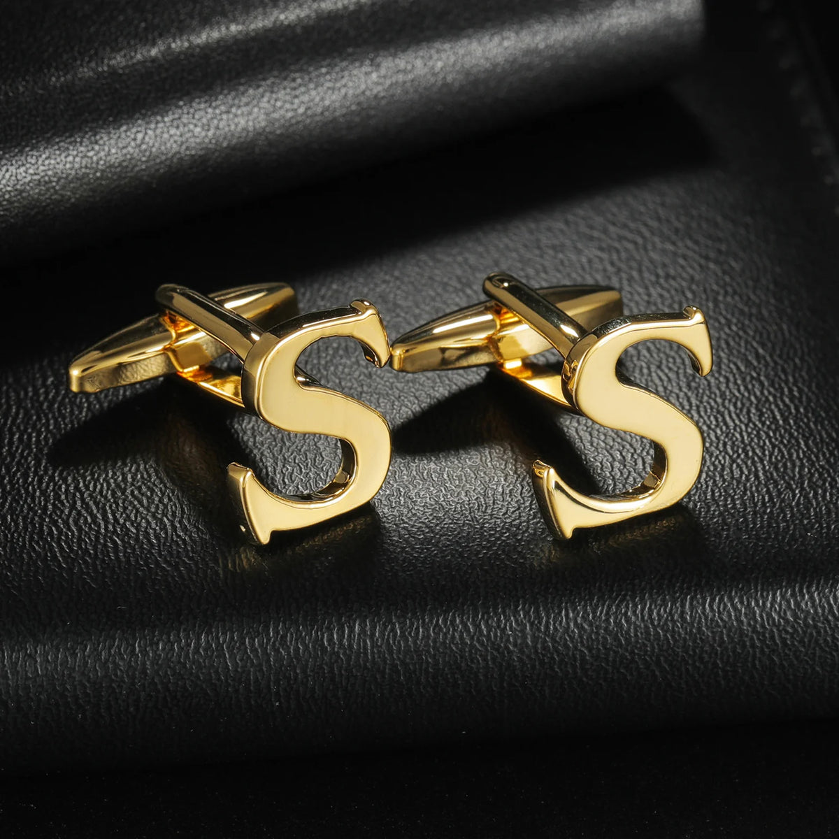 New High Quality Initial A-Z Cufflinks Alphabet Letter Copper Material Cuff Links For Business Mens Boys Tuxedo Shirts Gift