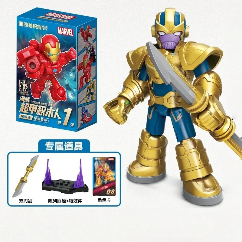 Keeppley Marvel Zero Unlimited Edition Building Block Man Multi Universe Spider Man Assembly Model Iron Spider Ornament Toy Gift