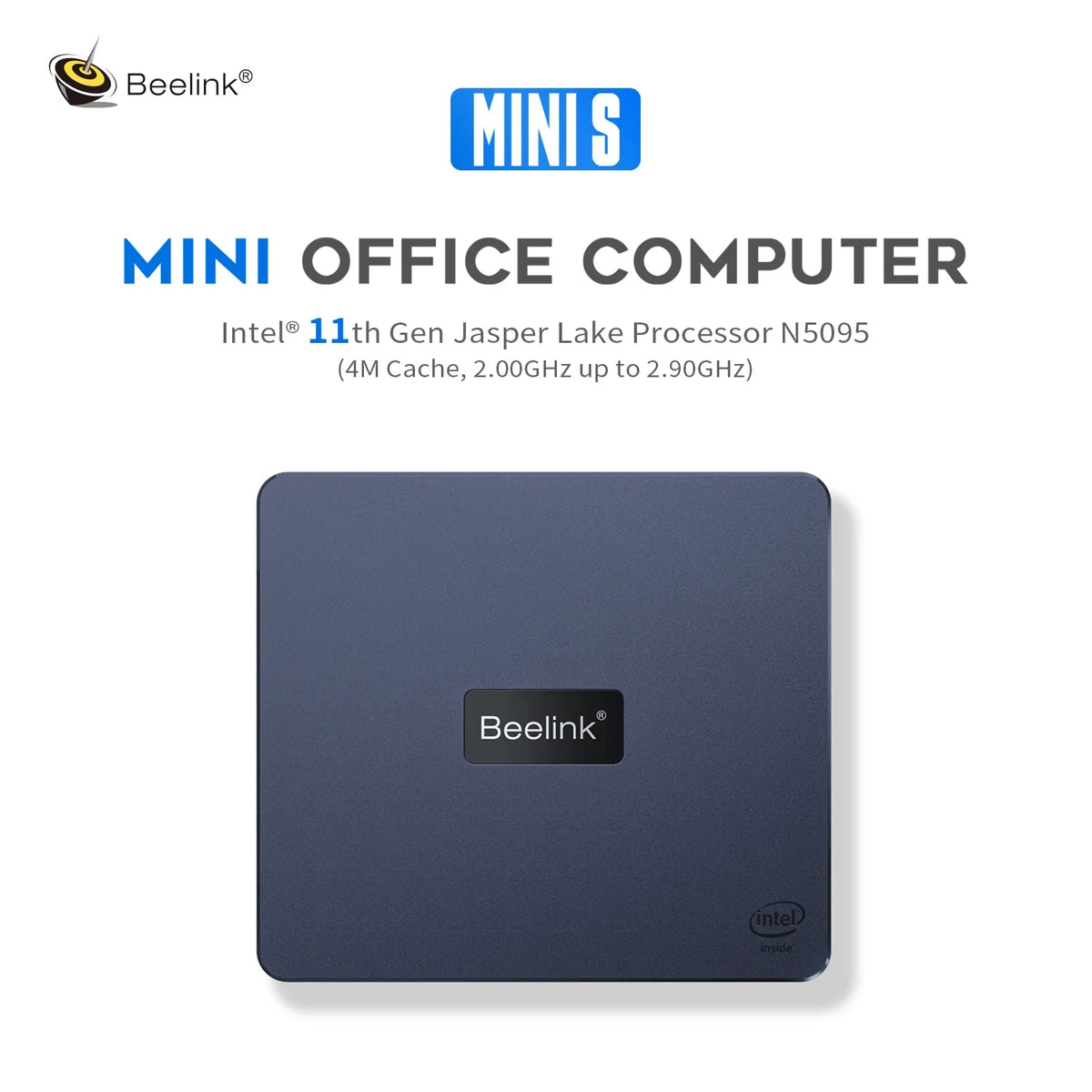Beelink S12 Pro Mini S N100 Mini PC Gamer Intel Alder Lake N100 N95 N5095 DDR4 16GB 500GB 8GB 256GB DIY Desktop Office Computer