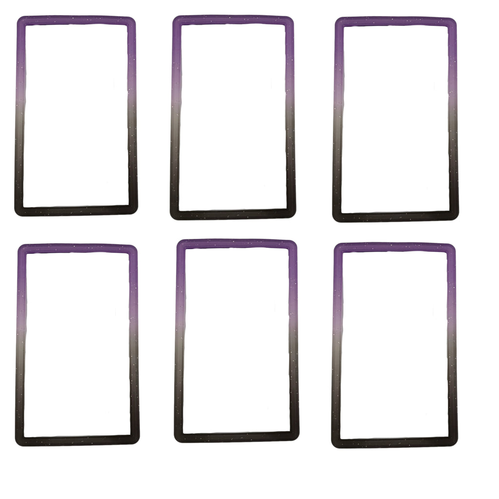 6-Pack Slab Guard for PSA Graded Cards TPU Slab Protector Graded Guard Bumper Guard Gradient Color Glitter Limited Edition