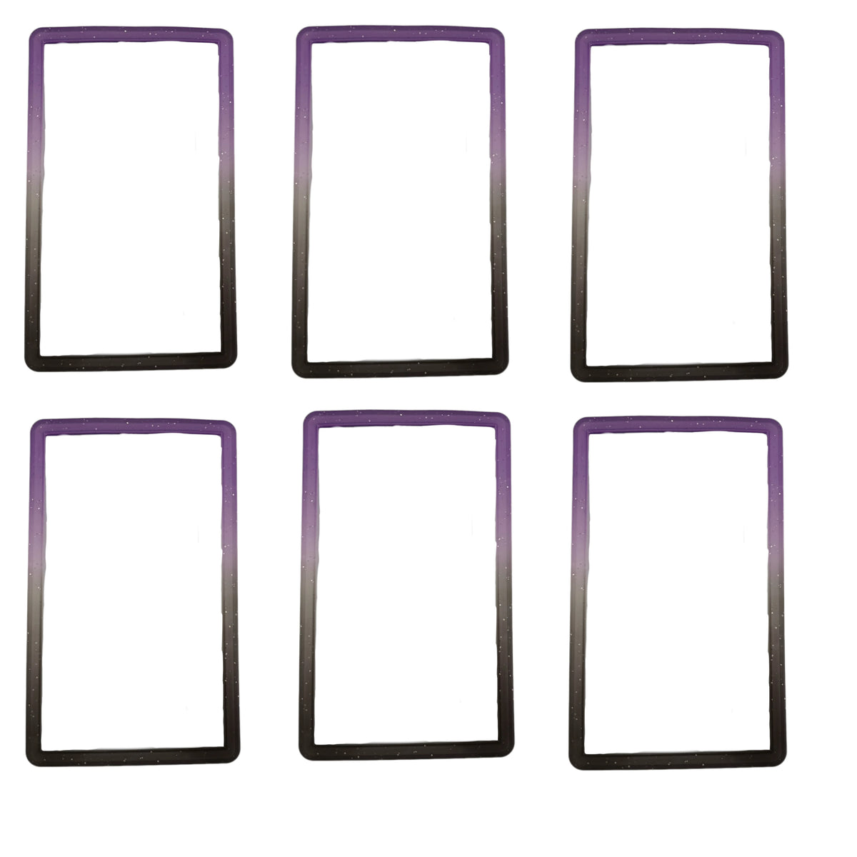 6-Pack Slab Guard for PSA Graded Cards TPU Slab Protector Graded Guard Bumper Guard Gradient Color Glitter Limited Edition