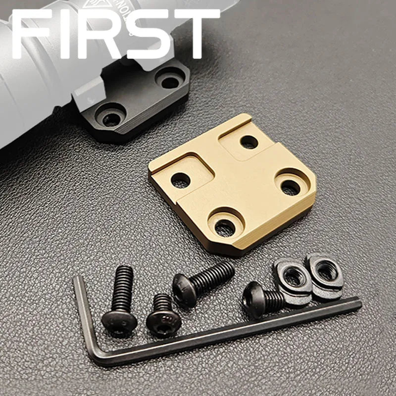 Tactical M300 M600 Side Mount M-system Flashlight Metal Base for V2 Outdoors Scout Light Airsoft Hunting Lights Mount Accessory