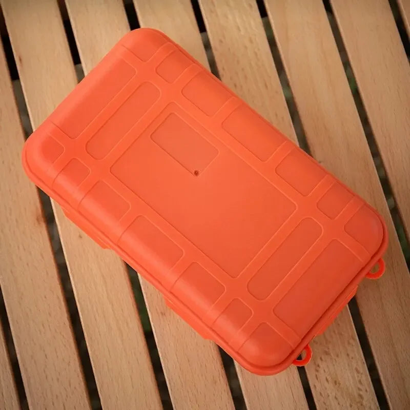 EDC Tool Box Outdoor Camping Survival Kit Shockproof Waterproof Case Sealed Box Outdoor Survival Storage Box Small