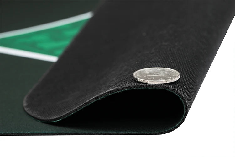 1.2*0.6m Hold'Em Texas Poker Mat Black Jack Baccarat Dice Durable Rubber Home Gaming Desk Pad