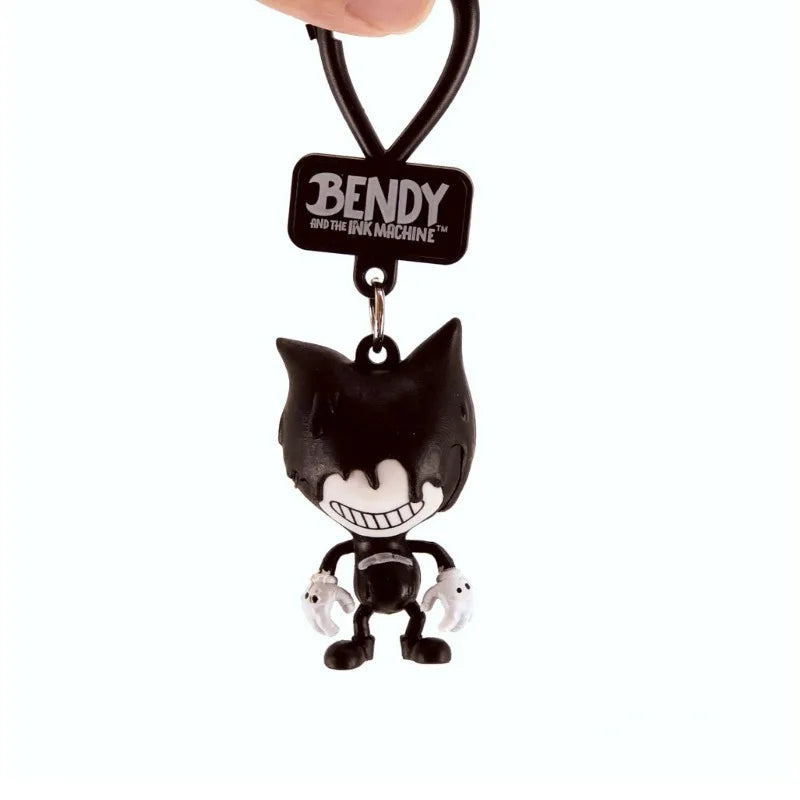 Bendy Blind Bag Bendy And The Ink Machine Horror Game Character Keychain Personalized Pendant School Bag Charm