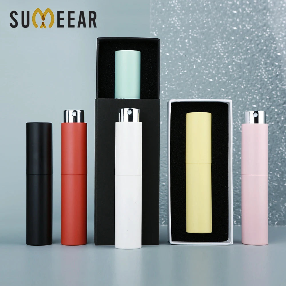 10/15/20pcs 10ml Perfume Bottle and Boxe Rotary Press Fine Mist Perfume Sprayers Reusable Perfume Gift Box Separate Bottles