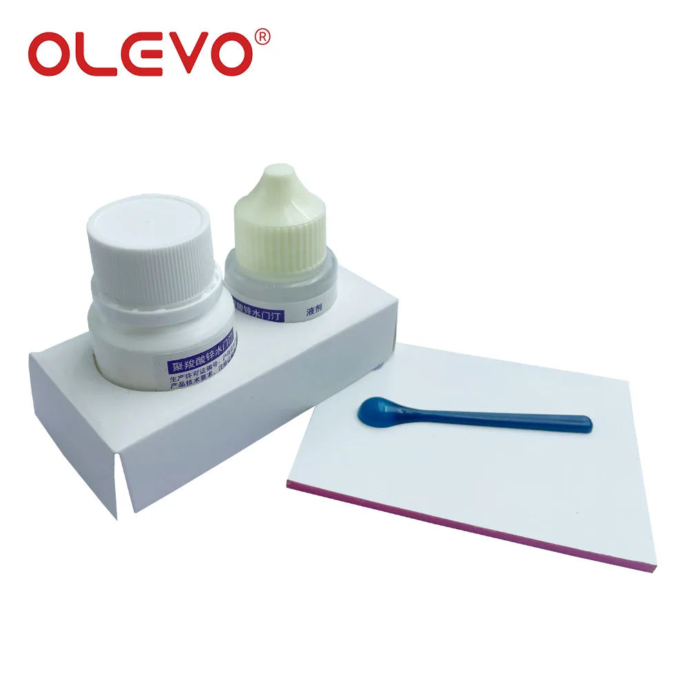 Dental Zinc Polycarboxylate Cement for Teeth Crown Bridge Super Extra Strong Adhesive Dentistry Prosthesis Materials 30g+15ml
