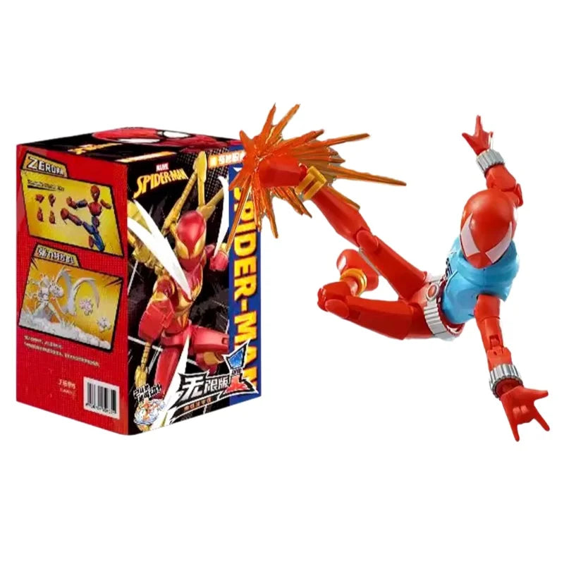 Keeppley Marvel Zero Unlimited Edition Building Block Man Multi Universe Spider Man Assembly Model Iron Spider Ornament Toy Gift