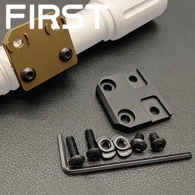 Tactical M300 M600 Side Mount M-system Flashlight Metal Base for V2 Outdoors Scout Light Airsoft Hunting Lights Mount Accessory