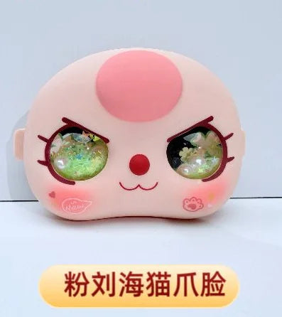 In Stock Baby Three 400% Bb3 Exquisite Quicksand Eye Replacement Part Cute Doll Accessoires Face Shell