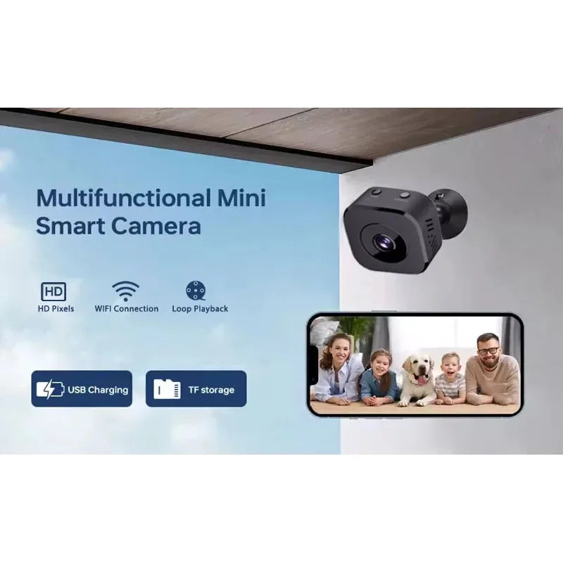Lenovo 4K Full HD Wifi Smart Camera Mini Security Surveillance Camera Dual Way Audio Motion Detection Infrared Night Vision Cam