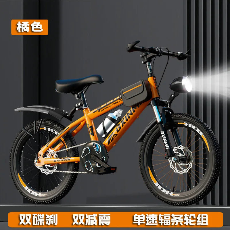 Bicycle for children aged 6 to 12  boys and girls high school children students  mountain bikes  variable speed 18/22 inch bikes