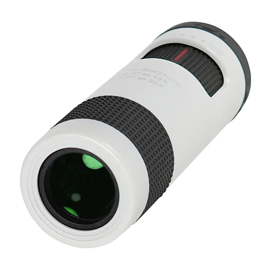 Powerful Monocular 10-30x21 Zoom Mini Telescope Portable Spotting Scope Camping Equipment Tourism Optical Sight Monocle