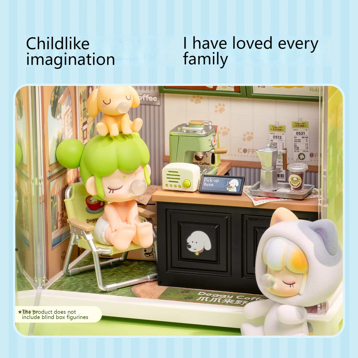 Mini Building Blocks DIY House Kit, Micro-Scale Scene Models Creative Gift for Women, Super World Tiny Craft