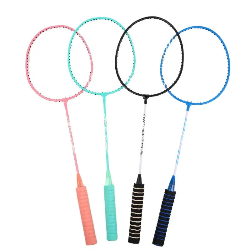 1Set Badminton Rackets Professional Durable Leisure Sports Racquet Badminton Training Racket Set For Beginners