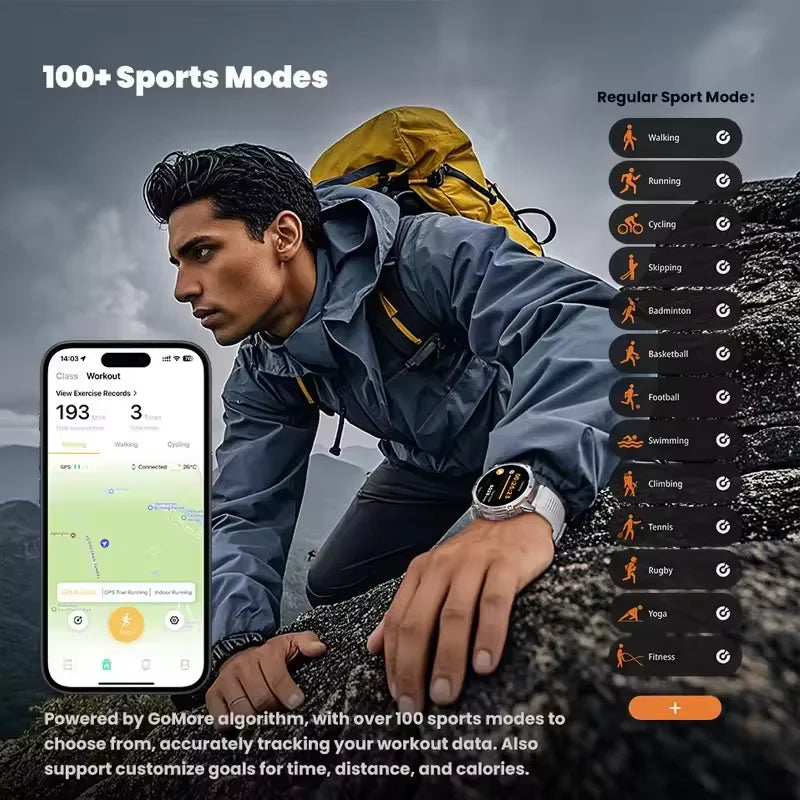 2025 Original TANK X3 Ultra 1000mAh Battery Smart Watch Men GPS Outdoor Sports Fitness Smartwatch 10ATM Waterproof Swim Watches