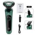 New Smart Electric Shaver LCD Digital Display Three-head Floating Razor USB Rechargeable Washing Multi-function Beard Knife