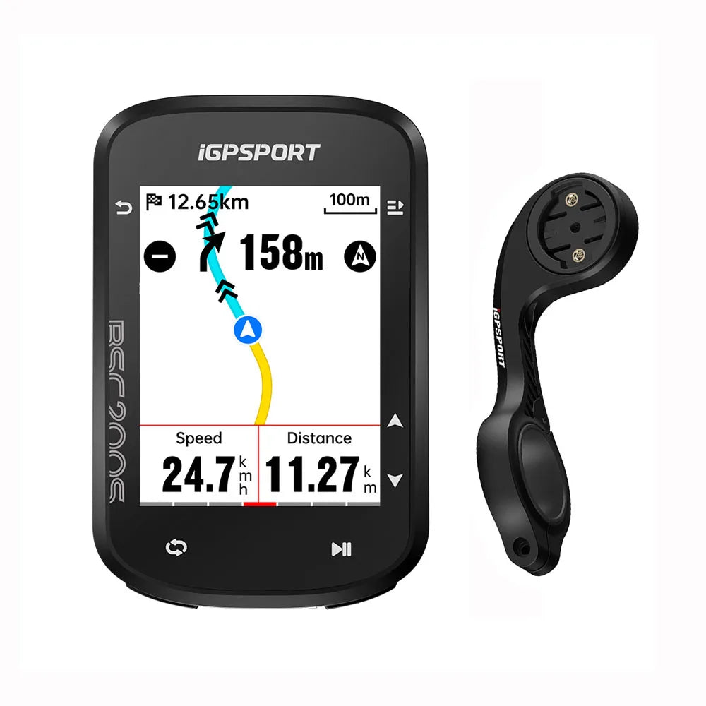 iGPSPORT BSC200S GPS Route Navigation Bike Computer Colorful Screen Wireless Bicycle Speedometer Cycling Odometer Bluetooth Ant