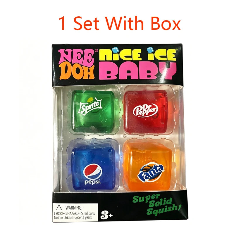Squishy Schylling NeeDoh /*Nice Cube Sensory /Squeeze Toy Super Squish Stress Relief Anxiety Sensory Tool Stress Reliever Toys