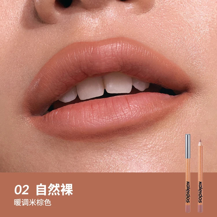 Kaleidos Lipliner,High Pigmented Lip Stick Pencil for Shaping Sculpting Lips,Velvet Matte Finish,Vegan Cruelty-Free