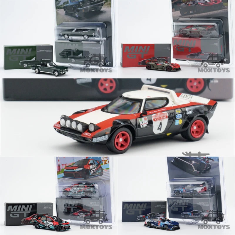 MINI GT 1:64 Mustang Bolide Ioniq 5N Lancia Diecast Model Car