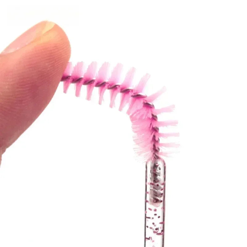 50Pcs Disposable Eyelash Spooler Brushes Multipurpose Eyebrow And Lash Extension DIY Beauty Accessory